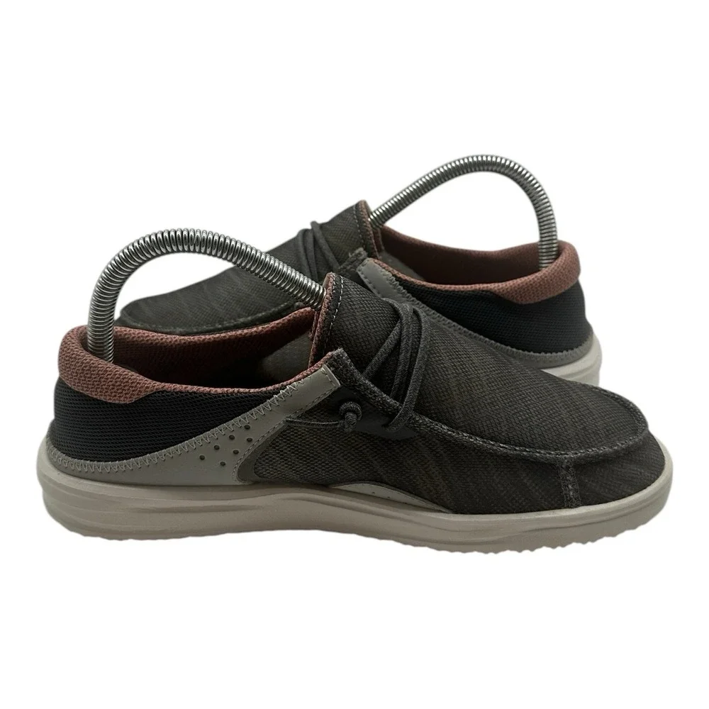 Hey Dude Wendy Frontier Shoes Womens 7 Reef Gray Slip On Loafers Dry‎ Step Mesh